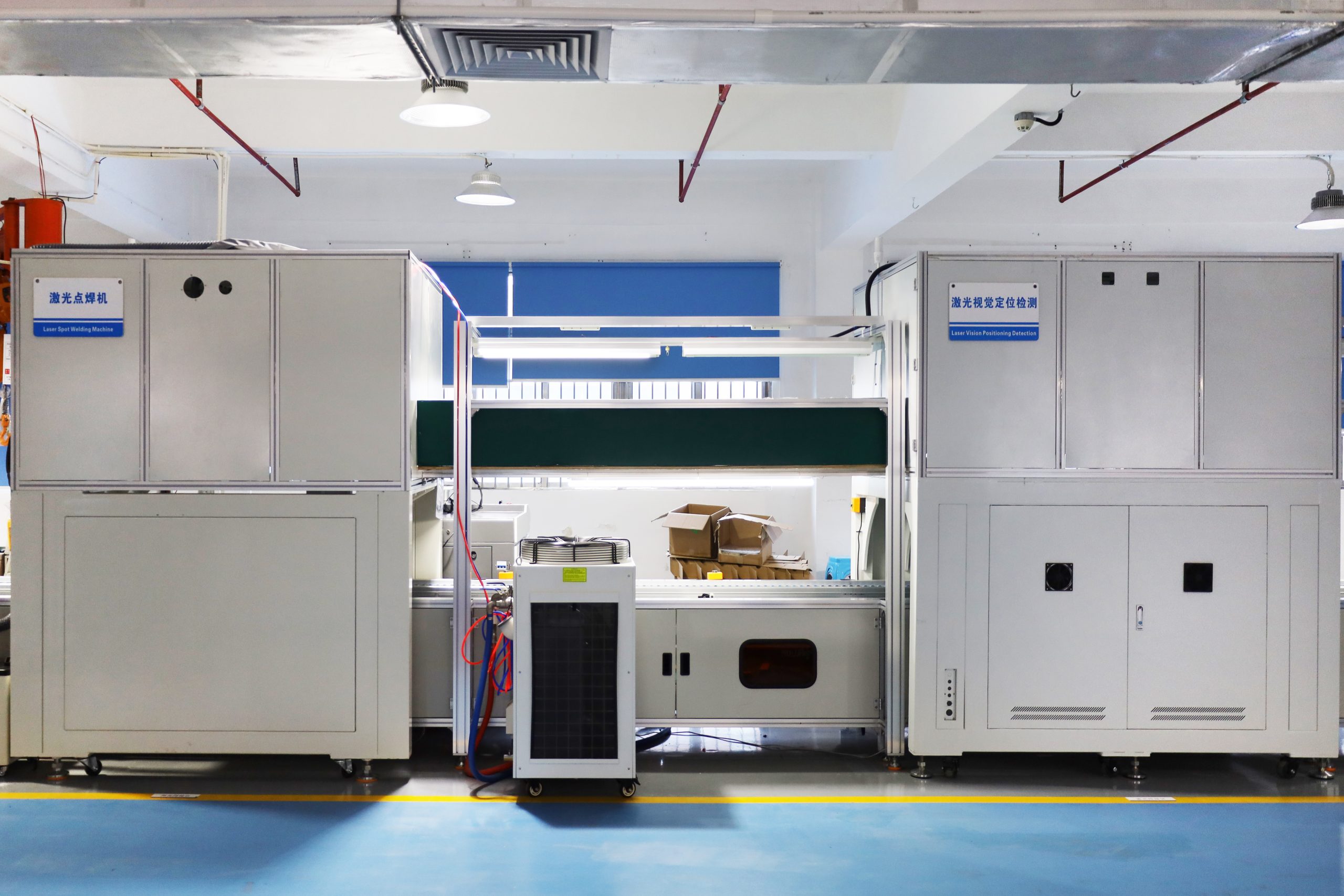 4.Laser positioning welding points